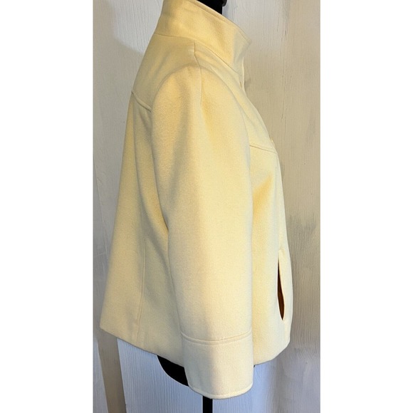 Chico’s Yellow Blazer Jacket Size 0 Small Button Lined - Picture 4 of 8